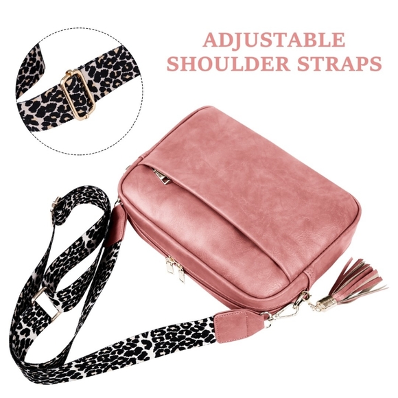 Small crossbody shoulder bag messenger phone bag wallet purse - Picture 7 of 12